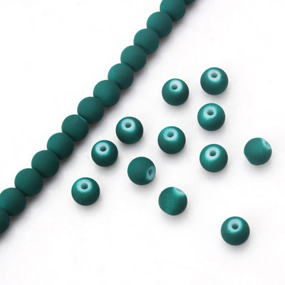 OlingArt Gumi Üveggyöngyök Magas 6MM minőség 100 DB/tétel cukorka színű neon matt laza kézzel készített ékszer készítés karkötő barkácsolás