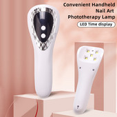 Φωτιστικό νυχιών χειρός LED 18W Λάμπα UV LED για Νύχια Επαναφορτιζόμενο Στεγνωτήρα Νυχιών Μη Μαύρο Χέρι για Gel Nails Φορητότητα Εργαλείο Nail Art