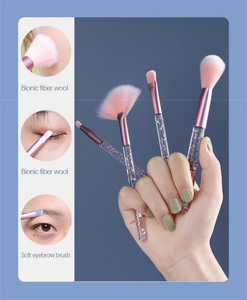 7 Σετ εργαλείων βούρτσας μακιγιάζ Επαγγελματική γυναικεία καλλυντική πούδρα σκιών ματιών Ίδρυμα ρουζ Blending Beauty Makeup Brush Maquiagem