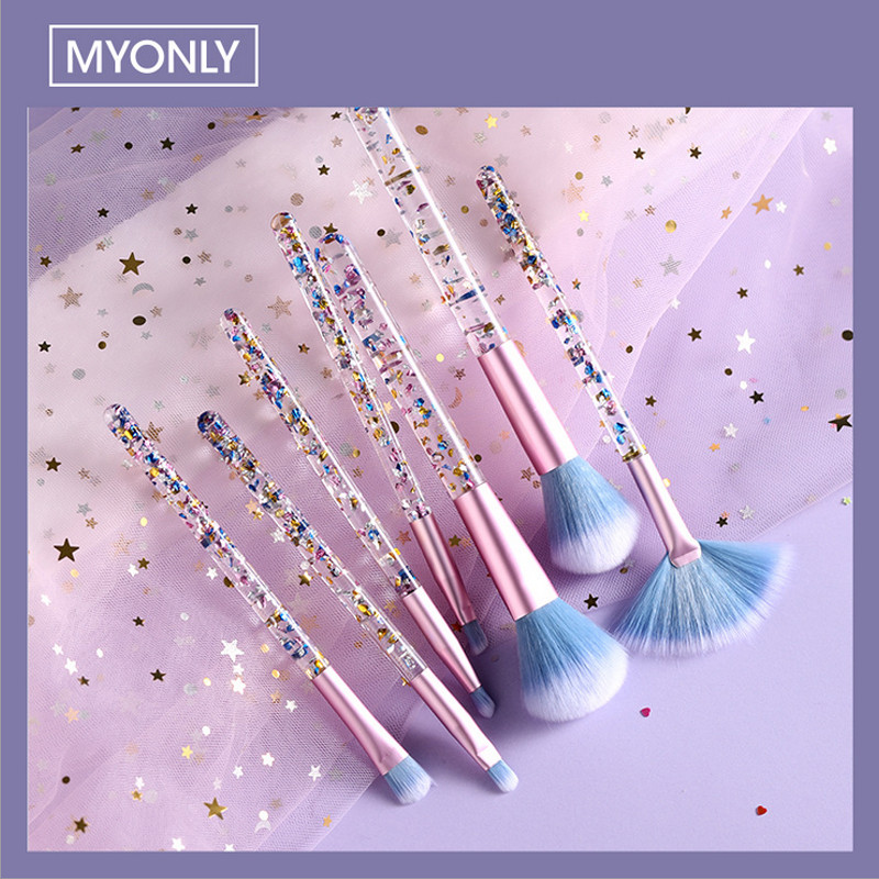 7 meigipintsli tööriistakomplekt Professionaalne naiste kosmeetiline puuder, lauvärvi jumestuskreem Põsepuna segav Beauty meigipintsel Maquiagem