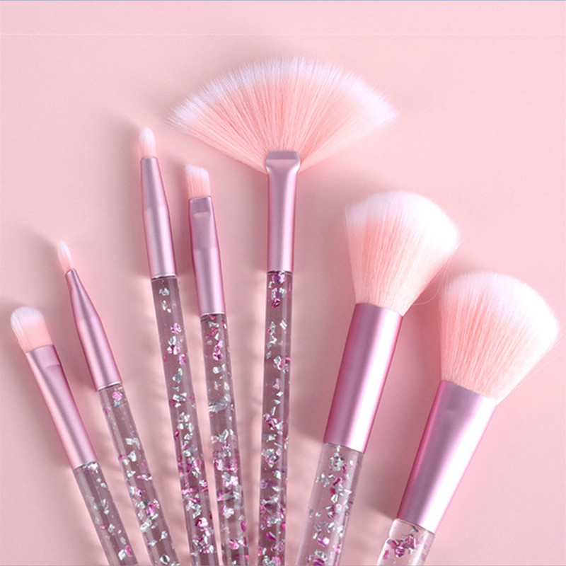 7 meigipintsli tööriistakomplekt Professionaalne naiste kosmeetiline puuder, lauvärvi jumestuskreem Põsepuna segav Beauty meigipintsel Maquiagem