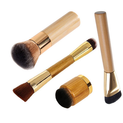 1gab Bamboo Tart Makeup Brush Foundation Powder Blending Bronzer Sculpting Kabuki Make up Brush Cosmetic Tool Pincel Maquiagem