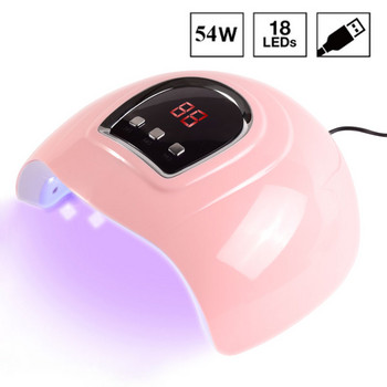Индукционна фототерапия за нокти UV/LED лампа Сушилня за гел лак Втвърдяващи гелове Сензор Инструменти за маникюр Продукти за нокти Аксесоари Консумативи