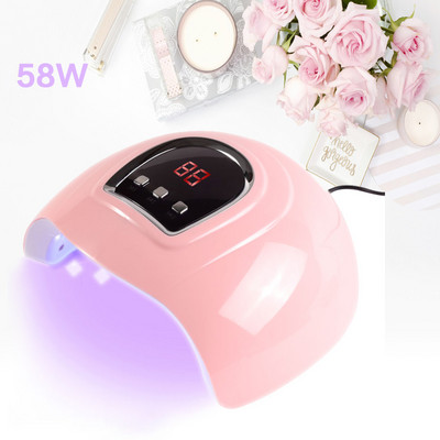 Επαγωγική φωτοθεραπεία νυχιών UV/LED Lamp Gel Polish Dryer Gels Sensor Εργαλεία μανικιούρ Προϊόντα νυχιών Αξεσουάρ προμήθειες