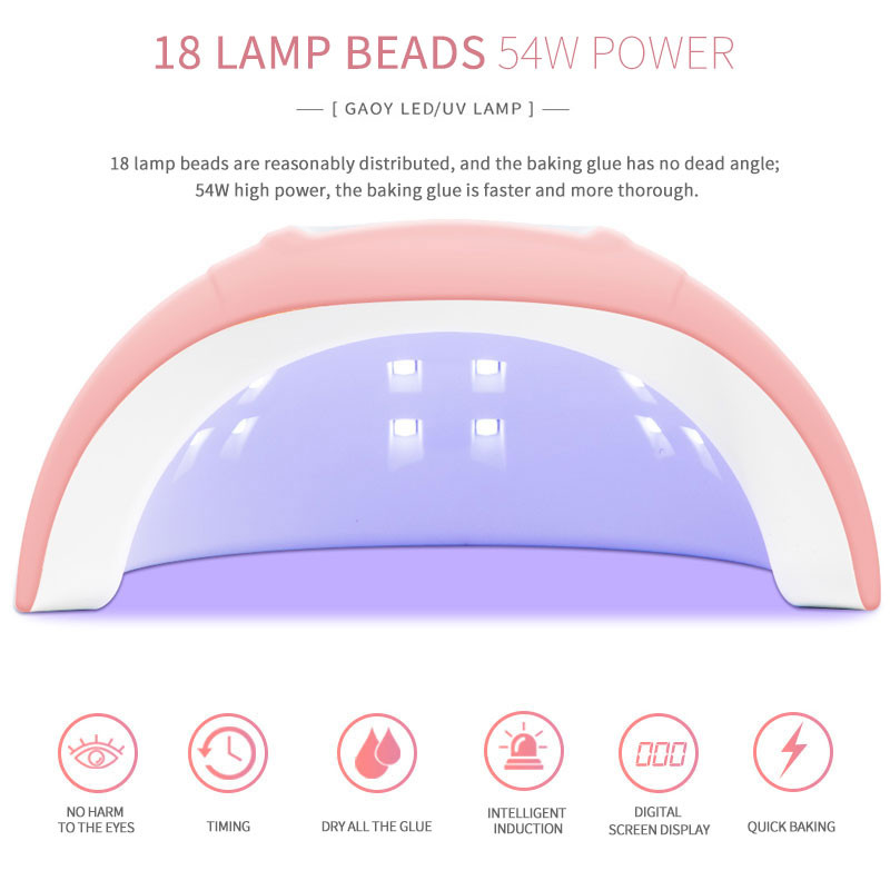 Fototerapie prin inducție a unghiilor UV/LED-uri Lampă pentru lac cu gel Uscător Geluri de întărire Senzor Instrumente pentru manichiură Produse pentru unghii Accesorii Consumabile