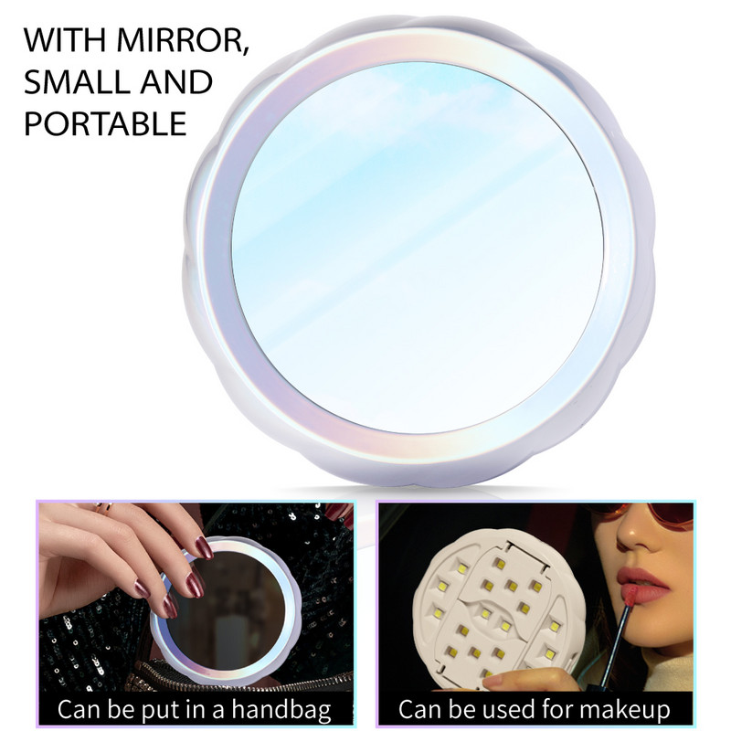 HALAIMAN USB 54W küünekuivatuslamp meigipeegel kõikidele maniküüritööriistadele Led lamp küüntele UV valgus geelküünte jaoks Aksessuaarid