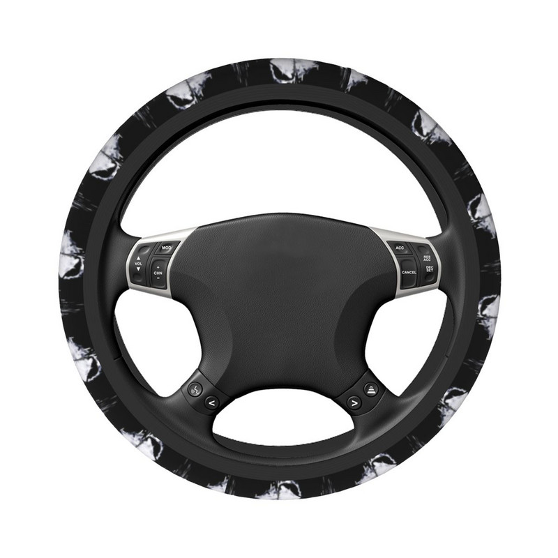 38 cm auto rooliratta katted pealuu universaalne õudus Halloweeni autokaunistus Sobivad autotarvikud