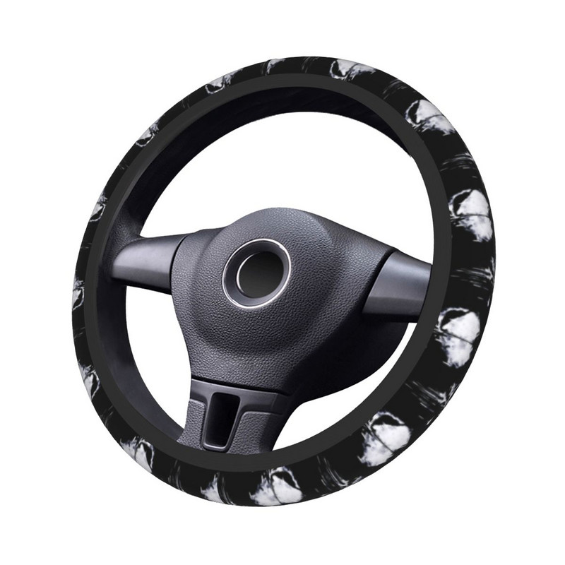 38 cm auto rooliratta katted pealuu universaalne õudus Halloweeni autokaunistus Sobivad autotarvikud