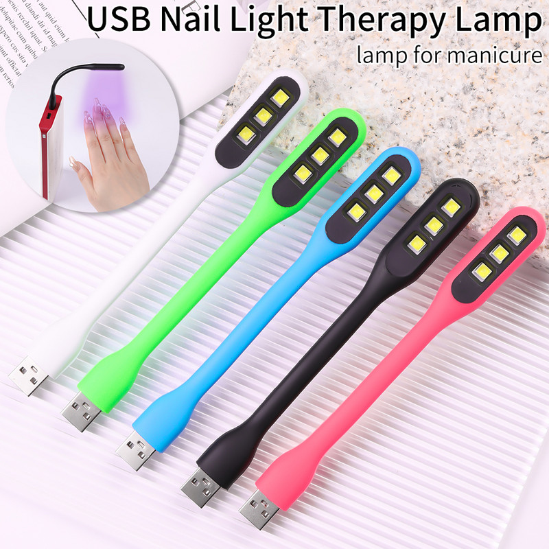 CNHIDS Prijenosna mini USB lampa za fototerapiju noktiju za kućnu upotrebu, sklopiva LED mašina za sušenje noktiju, UV lampa za učvršćivanje gela za nokte Nail Art
