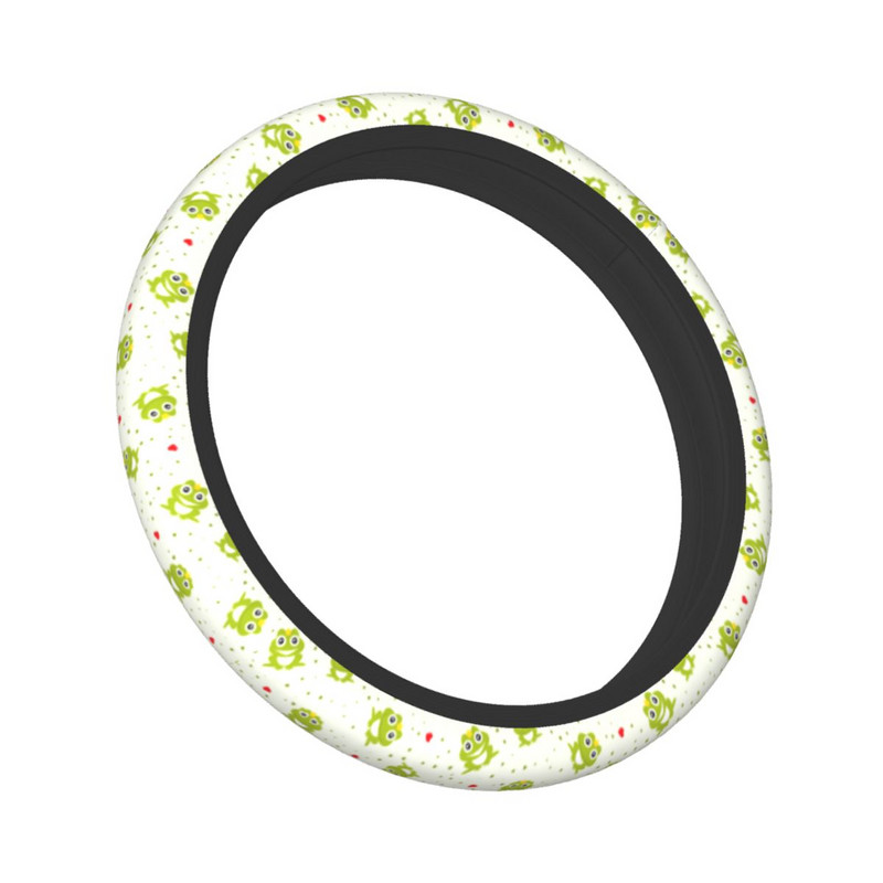 Navlaka za volan automobila od 38 cm. Slatka žaba, žabe, protuklizna auto dekoracija, prikladni dodaci za volan