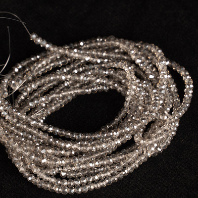 3 mm 140 tk Kvaliteetsed ümmargused lihvitud klaaskristallhelmed-vahetükk helmed hulgitarvikud Helmed käevõru ehete valmistamiseks isetegemine