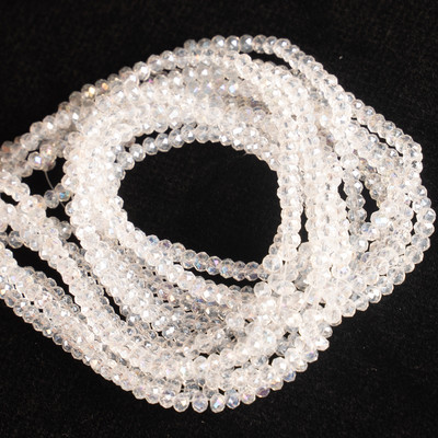 3 mm 140 tk Kvaliteetsed ümmargused lihvitud klaaskristallhelmed-vahetükk helmed hulgitarvikud Helmed käevõru ehete valmistamiseks isetegemine