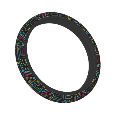 Mielas muzikinis automobilio vairo dangtelis 37-38 Neslystantis automatinis vairo apsaugas Automobilio stiliaus vairo priedai