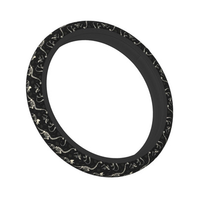 Fosili dinosaura, navlaka za volan automobila 38 cm, elastična, modni dodaci za interijer automobila za Noć vještica