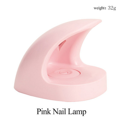 1 бр. USB сушилня за нокти 6W UV LED лампа Nail Art Инструменти за маникюр Дизайн с форма на розово яйце 30S Бързо съхнещо втвърдяване за гел лак за нокти