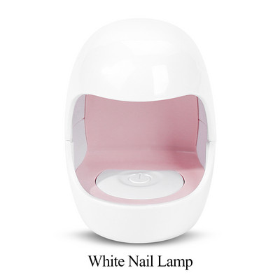 1 бр. USB сушилня за нокти 6W UV LED лампа Nail Art Инструменти за маникюр Дизайн с форма на розово яйце 30S Бързо съхнещо втвърдяване за гел лак за нокти