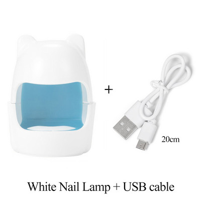 1 бр. USB сушилня за нокти 6W UV LED лампа Nail Art Инструменти за маникюр Дизайн с форма на розово яйце 30S Бързо съхнещо втвърдяване за гел лак за нокти