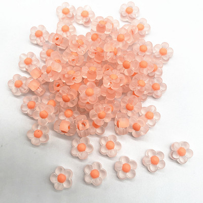 30 tk 12 mm matistavad akrüülist päevalillehelmed, lahtised vahehelmed ehete valmistamiseks DIY käsitsi valmistatud tarvikud (auk: 3,0 mm)