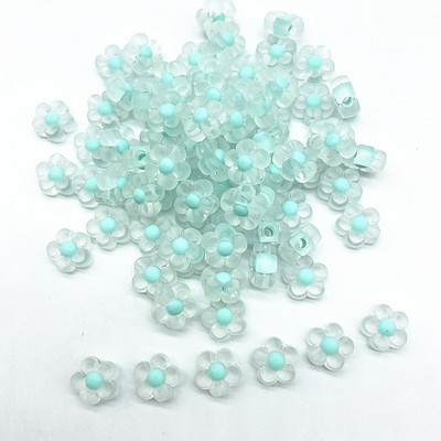 30 tk 12 mm matistavad akrüülist päevalillehelmed, lahtised vahehelmed ehete valmistamiseks DIY käsitsi valmistatud tarvikud (auk: 3,0 mm)