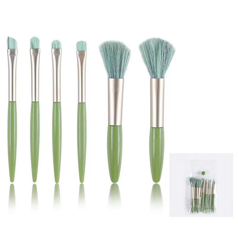 6/5 tk Meigipintslite komplekt Lauvärvide jumestuskreem Naiste kosmeetiline pintsel Lauvärv Põsepunapuuder Segav Beauty Soft Make Up Tools
