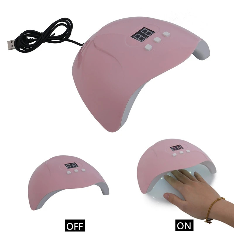 54W UV LED svjetiljka 18 LED sušilica za nokte za brzo sušenje noktiju sa pametnim automatskim senzorom 30/60/90s Podešavanje vremena Alati za manikuru noktiju