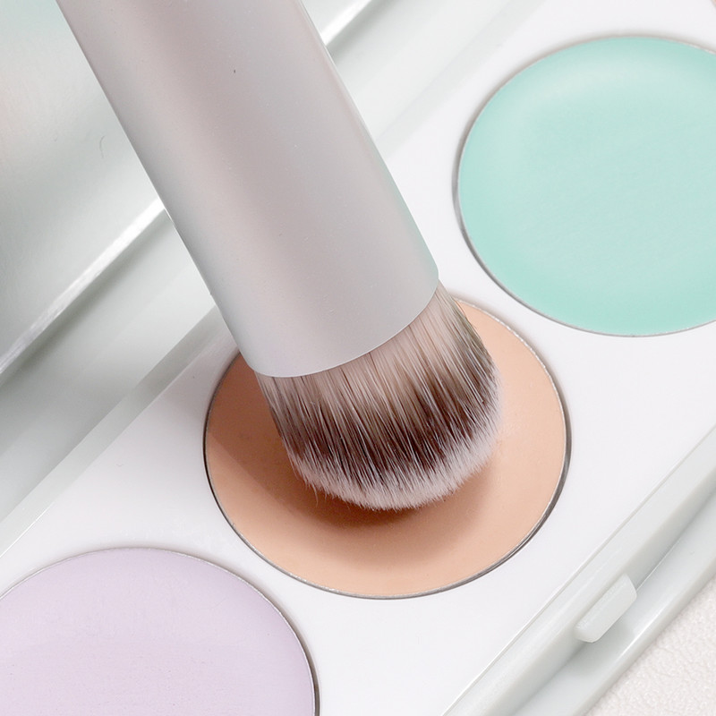 OVW 1PCS Professional Concealer Βούρτσες Μακιγιάζ Λευκή ξύλινη λαβή Συνθετική τρίχα Blending Concealer Beauty Cosmetic Makeup