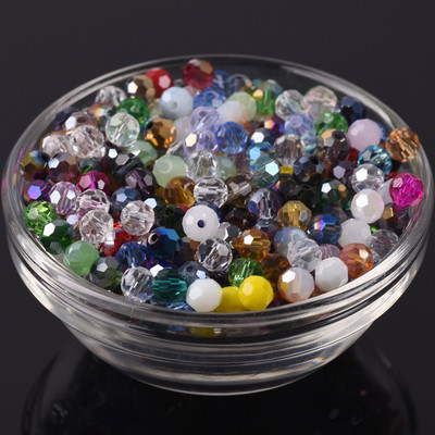 Ring 32 tahudega lõigatud pall AB pinnatud värvid 3 mm 4 mm 6 mm 8 mm lihvitud kristallklaas lahtised vahehelmed, partii ehete valmistamiseks isetegemiseks