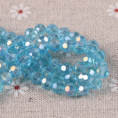 Ring 32 tahudega lõigatud pall AB pinnatud värvid 3 mm 4 mm 6 mm 8 mm lihvitud kristallklaas lahtised vahehelmed, partii ehete valmistamiseks isetegemiseks