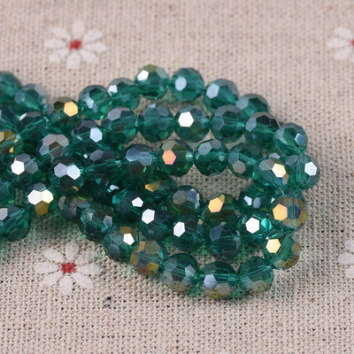 Ring 32 tahudega lõigatud pall AB pinnatud värvid 3 mm 4 mm 6 mm 8 mm lihvitud kristallklaas lahtised vahehelmed, partii ehete valmistamiseks isetegemiseks