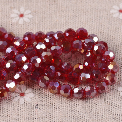 Ring 32 tahudega lõigatud pall AB pinnatud värvid 3 mm 4 mm 6 mm 8 mm lihvitud kristallklaas lahtised vahehelmed, partii ehete valmistamiseks isetegemiseks