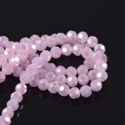 Ring 32 tahudega lõigatud pall AB pinnatud värvid 3 mm 4 mm 6 mm 8 mm lihvitud kristallklaas lahtised vahehelmed, partii ehete valmistamiseks isetegemiseks