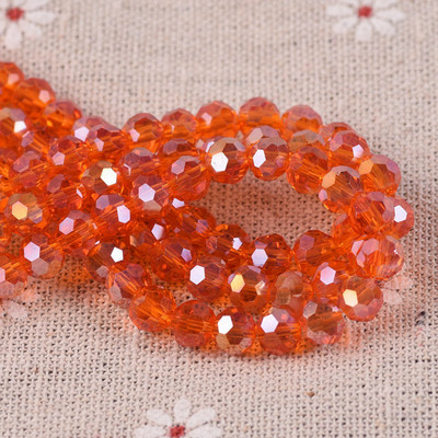 Ring 32 tahudega lõigatud pall AB pinnatud värvid 3 mm 4 mm 6 mm 8 mm lihvitud kristallklaas lahtised vahehelmed, partii ehete valmistamiseks isetegemiseks