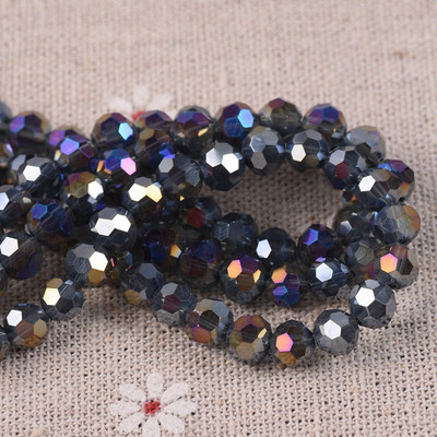 Ring 32 tahudega lõigatud pall AB pinnatud värvid 3 mm 4 mm 6 mm 8 mm lihvitud kristallklaas lahtised vahehelmed, partii ehete valmistamiseks isetegemiseks