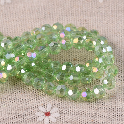 Ring 32 tahudega lõigatud pall AB pinnatud värvid 3 mm 4 mm 6 mm 8 mm lihvitud kristallklaas lahtised vahehelmed, partii ehete valmistamiseks isetegemiseks