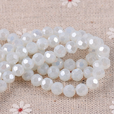 Ring 32 tahudega lõigatud pall AB pinnatud värvid 3 mm 4 mm 6 mm 8 mm lihvitud kristallklaas lahtised vahehelmed, partii ehete valmistamiseks isetegemiseks