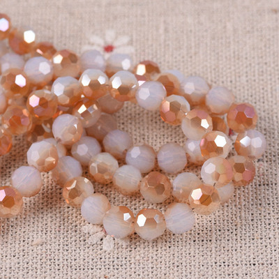 Ring 32 tahudega lõigatud pall AB pinnatud värvid 3 mm 4 mm 6 mm 8 mm lihvitud kristallklaas lahtised vahehelmed, partii ehete valmistamiseks isetegemiseks