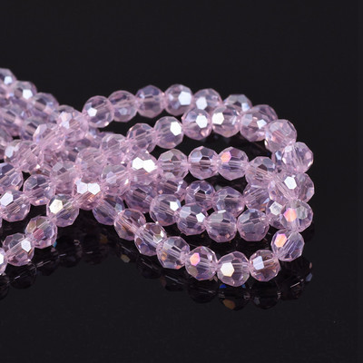 Ring 32 tahudega lõigatud pall AB pinnatud värvid 3 mm 4 mm 6 mm 8 mm lihvitud kristallklaas lahtised vahehelmed, partii ehete valmistamiseks isetegemiseks