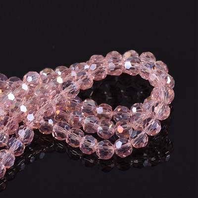 Ring 32 tahudega lõigatud pall AB pinnatud värvid 3 mm 4 mm 6 mm 8 mm lihvitud kristallklaas lahtised vahehelmed, partii ehete valmistamiseks isetegemiseks