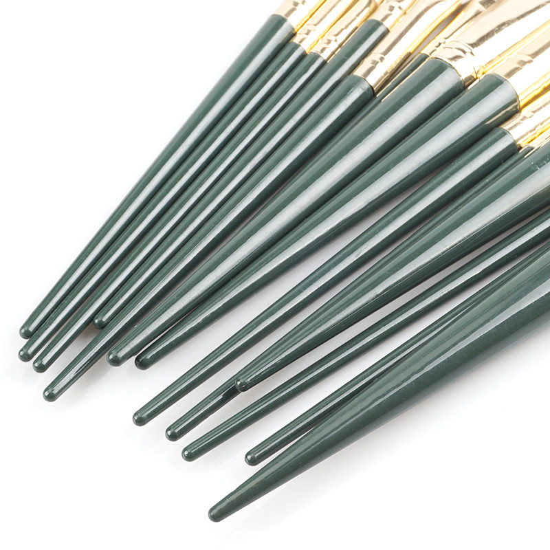 14 komada Set kistova za šminku Podloga za puder Blending Sjenilo za oči Kozmetika za usne Beauty Make Up kist Pincel Maquiagem