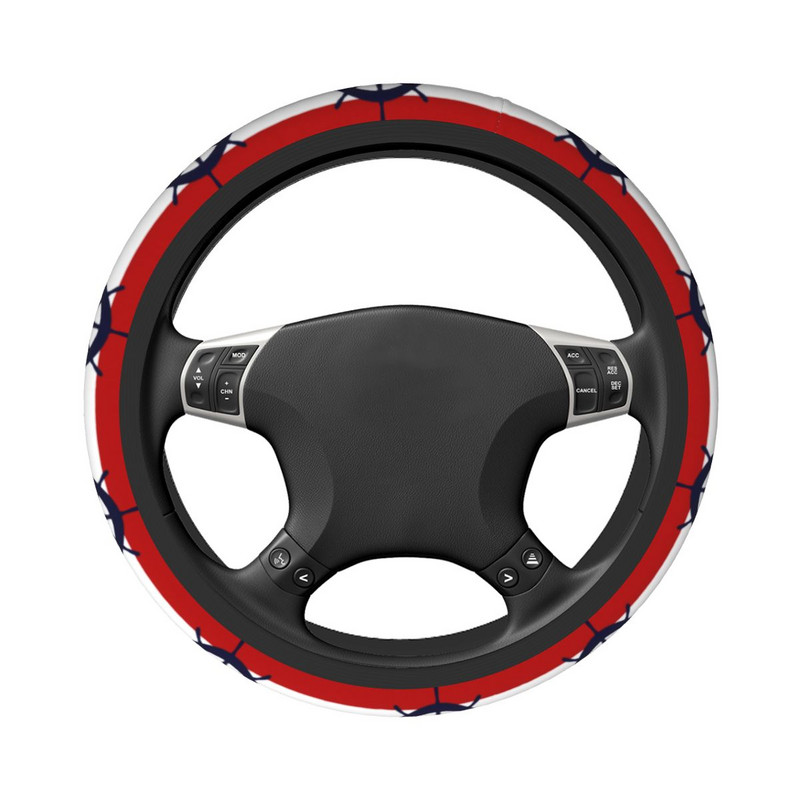 38 cm auto rooli kate Nordic Nautical Ankur Rool Navy Punutis Rooli kaanel Auto Decor Autotarvikud