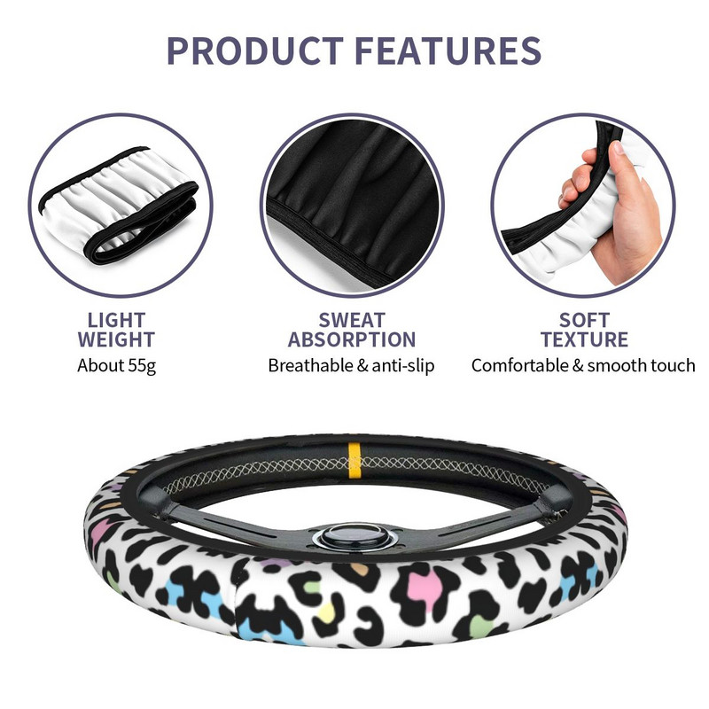 37-38 Auto rooliratta kate Lehm libisemisvastased loomad Autode kujundamine Sobivad rooliratta tarvikud