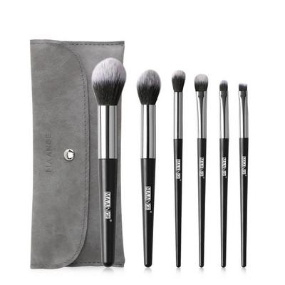 6 tk. Meigipintslikomplekt Professionaalne kvaliteetne pehme kosmeetika põsepuna lauvärvipintsel meigipintslite jaoks