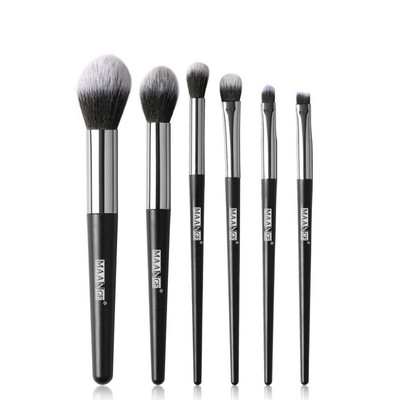 6 tk. Meigipintslikomplekt Professionaalne kvaliteetne pehme kosmeetika põsepuna lauvärvipintsel meigipintslite jaoks