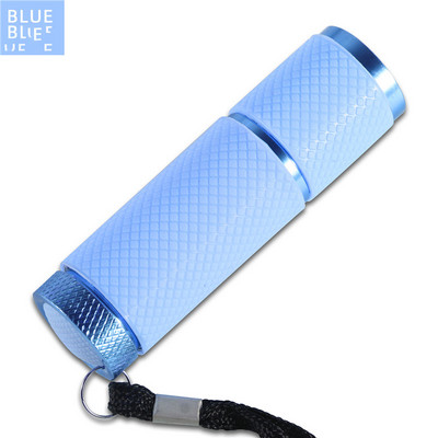 Mini UV LED-valgusti -1 tk UV-LED-lamp küünekuivati 9tk LED-taskulamp teisaldatav küünekuivati 30 sekundit kiire küünekunsti tööriistade valgusti*