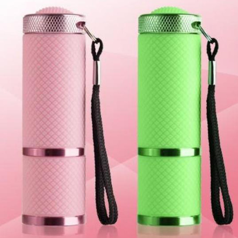 Mini UV LED-valgusti -1 tk UV-LED-lamp küünekuivati 9tk LED-taskulamp teisaldatav küünekuivati 30 sekundit kiire küünekunsti tööriistade valgusti*