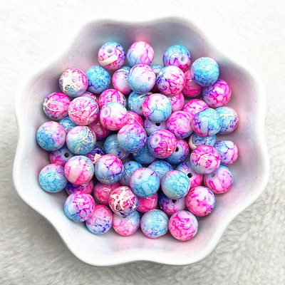 Uued 4/6/8/10 mm mustriga ümmargused klaashelmed lahtised vahehelmed ehete valmistamiseks DIY käevõru kaelakee tarvikud