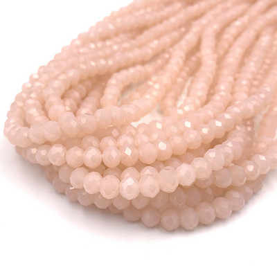 Žuto crvene boje 2/3/4/6/8 mm Rondelle Austria Fasetirane kristalne staklene perle za izradu nakita Opuštene razmaknice perle DIY narukvica