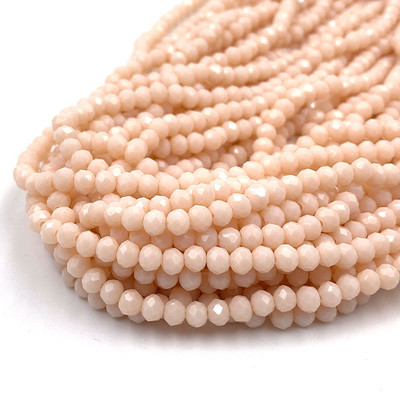 Žuto crvene boje 2/3/4/6/8 mm Rondelle Austria Fasetirane kristalne staklene perle za izradu nakita Opuštene razmaknice perle DIY narukvica