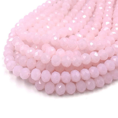 Žuto crvene boje 2/3/4/6/8 mm Rondelle Austria Fasetirane kristalne staklene perle za izradu nakita Opuštene razmaknice perle DIY narukvica