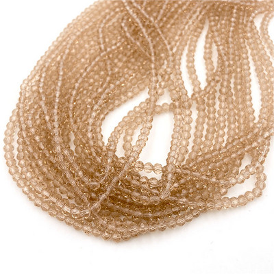 Žuto crvene boje 2/3/4/6/8 mm Rondelle Austria Fasetirane kristalne staklene perle za izradu nakita Opuštene razmaknice perle DIY narukvica